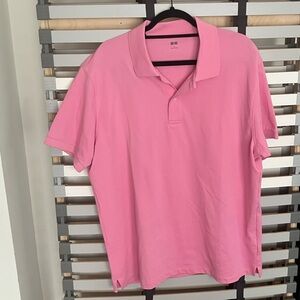 Uniqlo Pink Polo Shirt